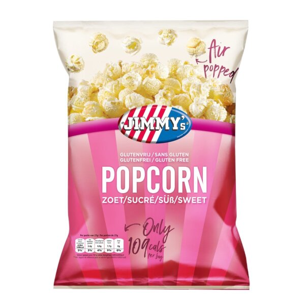 POPCORN SUESS - 21 MINIBEUTEL x 27 GRAMM - BY JIMMYS