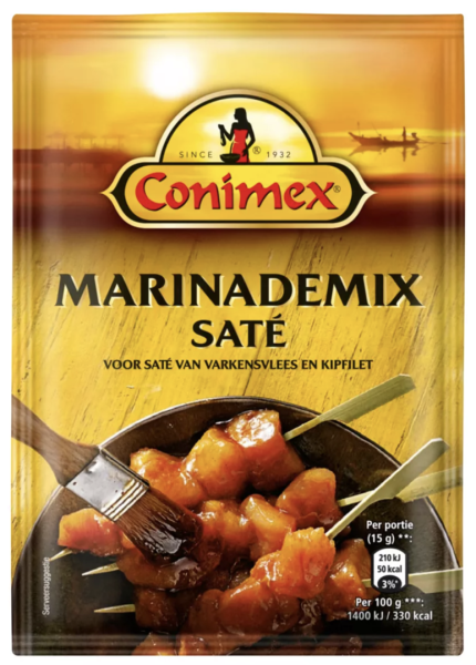 MARINADEMIX SATÉ  38 GR  BY CONIMEX
