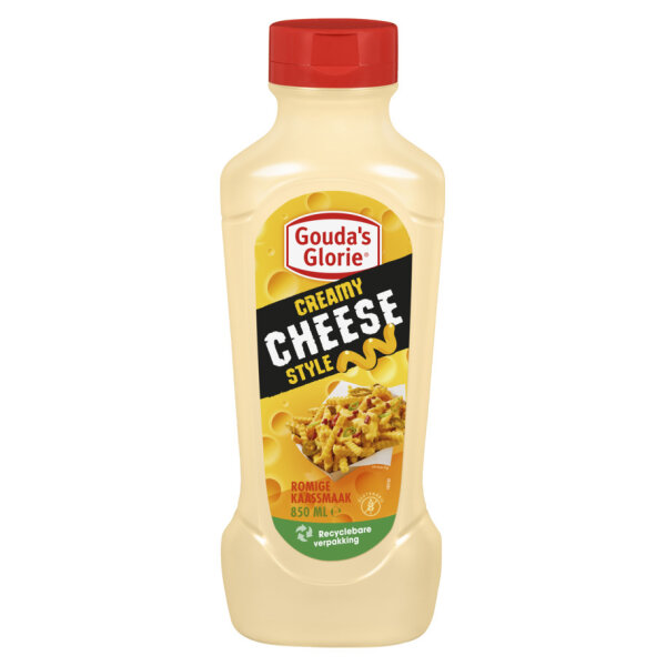 CREAMY CHEESE STYLE - VEGANE KÄSESAUCE - 850 ML - BY GOUDA´S GLORIE