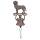 DEURBEL HOND - TÜRGLOCKE HUND - 25CM - GUSSEISEN BY ESSCHERT DESIGN