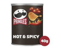 HOT & SPICY CHIPS POP & GO 12 x 40 GRAMM  -  BY PRINGLES