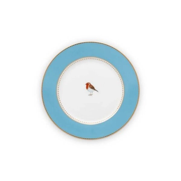KLEINER TELLER LOVE BIRDS  17 CM - BLUE - BLAU - BY PIP STUDIO