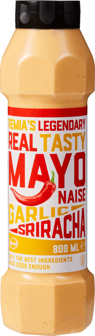 LEGENDARY REAL TASTY GARLIC SRIRACHA MAYO - MAYONNAISE - 800 ML BY RE ...