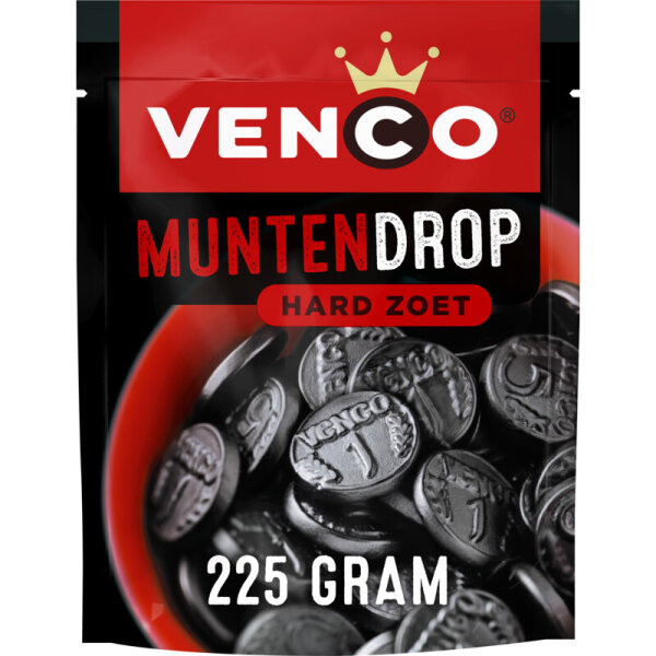 MUNTENDROP  - SÜSSE FESTE LAKRITZTALER - 235g - BY VENCO