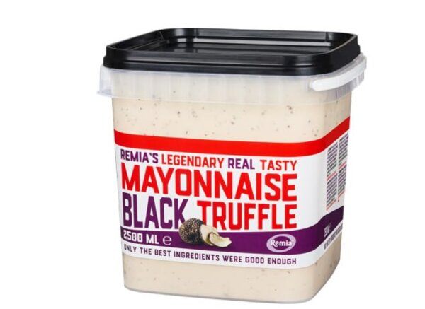 MAYONAISE BLACK TRUFFLE - SCHWARZER TRÜFFEL GASTRO PACKUNG  2.500 ML BY REMIA