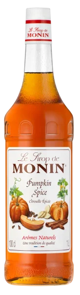 PUMPKIN SPICE SIRUP - 1 LITER  GLASFLASCHE BY MONIN