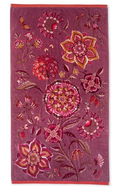 BEACH TOWEL VIVA LA VIDA LILA 100x180 CM - STRANDTUCH BY PIP STUDIO