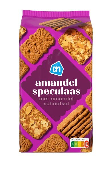 AH  AMANDELSPECULAAS  - SPEKULATIUS MIT MANDELBLÄTTCHEN  400 GR - BY ALBERT HEIJN