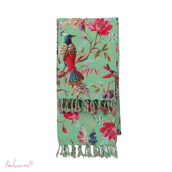 PARADISE HAMMAM TOWEL GRASS - BADE & SAUNA TUCH - 200*100 CM - BY IMBARRO