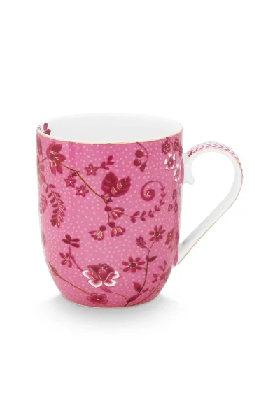 MUG SMAL - KLEINER BECHER - JOLIE FLOWERS PINK 145ML  - BY PIP STUDIO