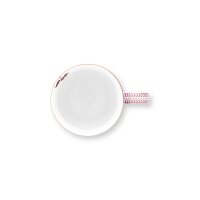 MUG LARGE -  GROSSER BECHER - JOLIE FLOWERS PINK 350 ML  - BY PIP STUDIO