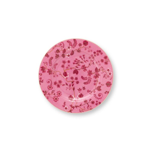 PLATE - KLEINER TELLER 17 CM - JOLIE FLOWERS PINK - BY PIP STUDIO