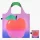 SHOPPER - EINKAUFSTASCHE - ANA POPESCU APPLE - APFEL - 50/42 CM BY LOQI