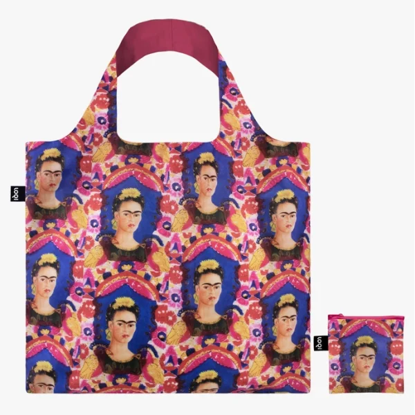 SHOPPER - EINKAUFSTASCHE - FRIDA KAHLO THE FRAME  - 50/42 CM BY LOQI