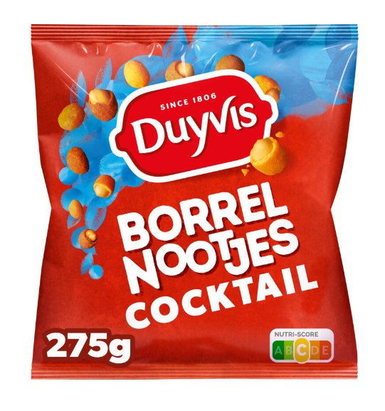 BORREL NOOTJES COCKTAIL -  CRUNCHY ERDNÜSSE - 275 G - BY DUYVIS