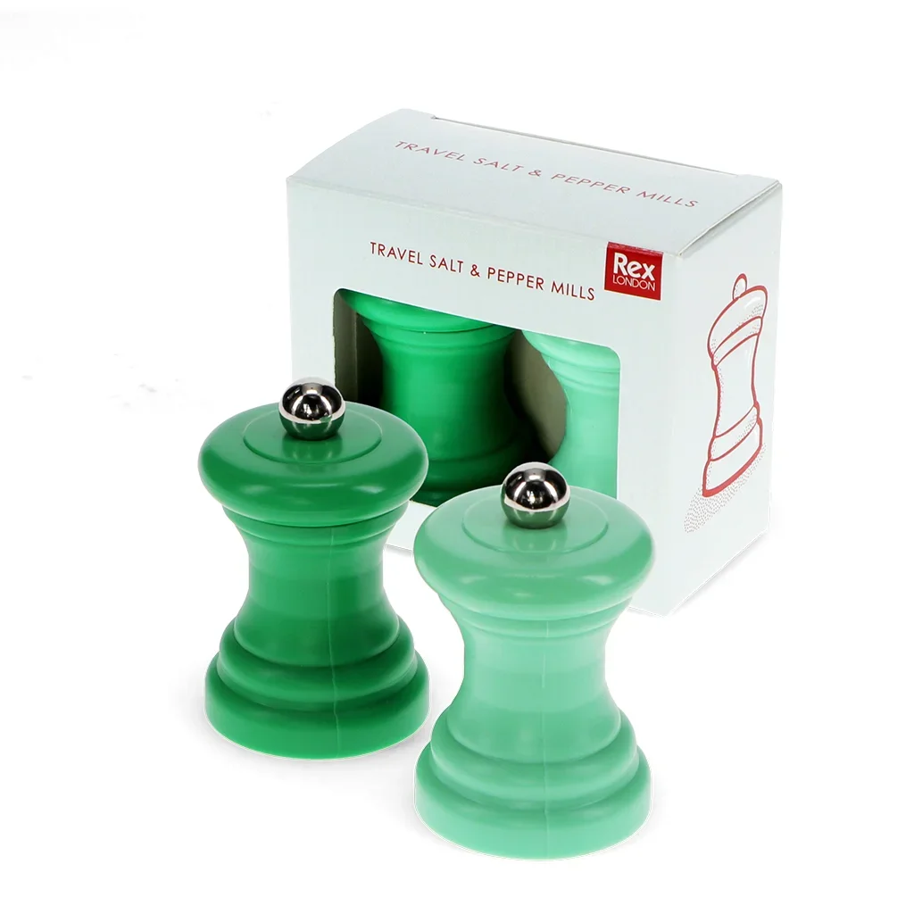 TRAVEL SALT & PEPPER MILL SET - REISE SET SALZ & PFEFFERMÜHLEN