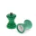 TRAVEL SALT & PEPPER MILL SET - REISE SET SALZ & PFEFFERMÜHLEN - GRÜN - 4,2 x 7 cm - BY REX LONDON