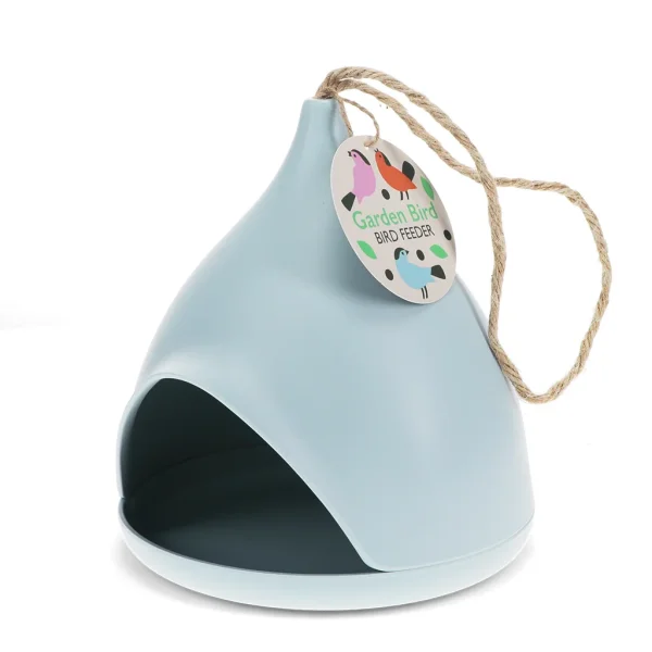 BIRD FEEDER - FUTTERSTATION FÜR VÖGEL AUS BAMBUSFASER - BLAU - BY REX LONDON