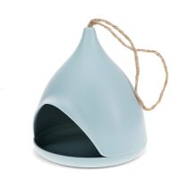 BIRD FEEDER - FUTTERSTATION FÜR VÖGEL AUS BAMBUSFASER - BLAU - BY REX LONDON