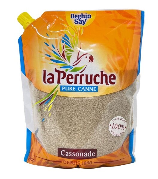 ROHRZUCKER-SPEZIALITÄT BRAUNER ROHRZUCKER -  750 GR BY LA PERRUCHE BEGHIN SAY