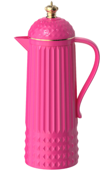 THERMOSKANNE CROWN - MAGENTA PINK - 1 LITER -  BY PRESENT TIME