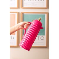 THERMOSKANNE CROWN - MAGENTA PINK - 1 LITER -  BY PRESENT TIME