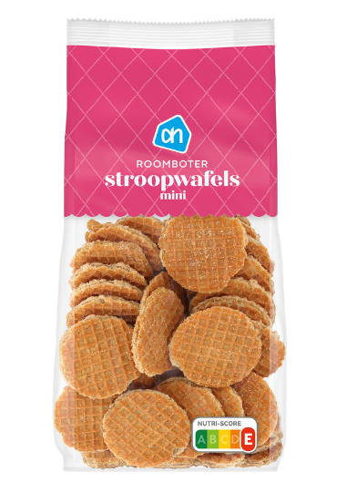 AH ROOMBOTER STROOPWAFELS MINI  - MINI SIRUPWAFFELN 300 GR - BY ALBERT HEIJN