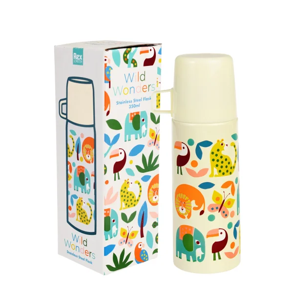 THERMOSFLASCHE WILD WONDERS 350 ML - BY REX LONDON