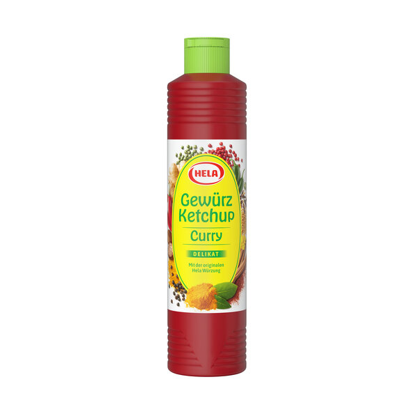 HELA GEWÜRZ KETCHUP CURRY DELIKAT - 800 ML -   BY HELA DE