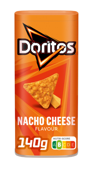 DORITOS NACHO CHEESE IN PAPIERBOX  - 140 GR - BY DORITOS