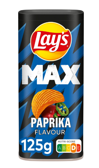 MAX PAPRIKA IN PAPIERBOX  - 125 GR - BY LAY`S