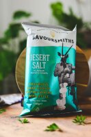 DESERT SALT FLAVOUR POTATO CRISPS - HAND COOKED ENGLISH CRISPS WÜSTENSALZ 150G BY SAVOURSMITHS