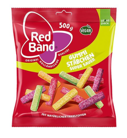 SUPERSAURE GUMMISTÄBCHEN 500 GRAMM BY RED BAND