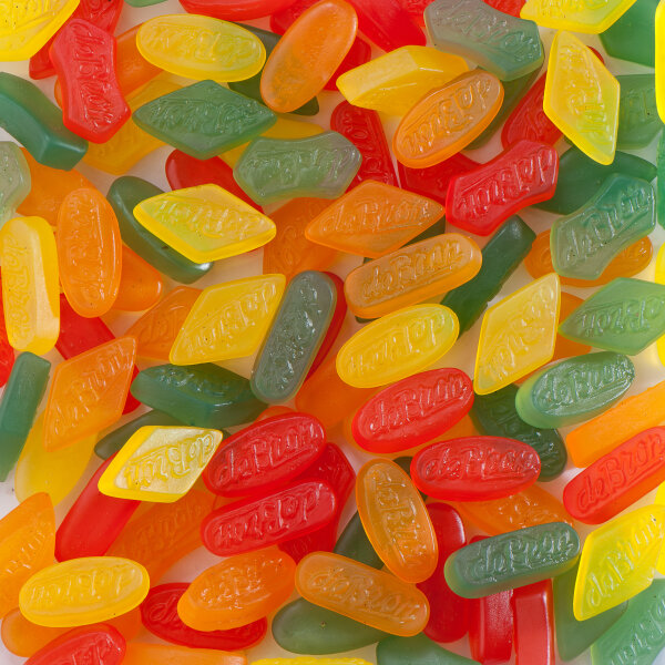 WINEGUMS SUIKERVRIJ  - WEINGUMMI ZUCKERFREI - SUGAR FREE 1000 GRAMM  BY DE BRON