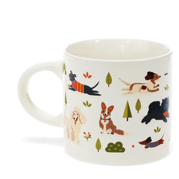 MUG - BECHER -  DOG PARK -  350 ML - BY REX LONDON