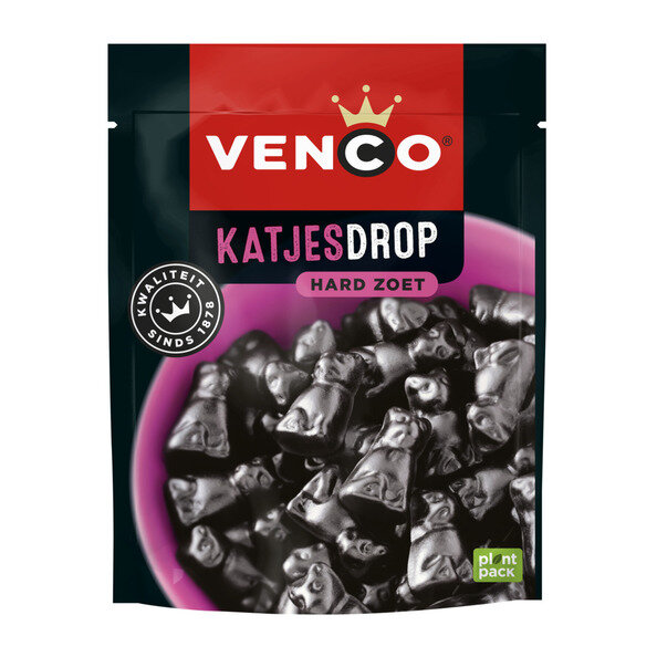 KATJESDROP - 235 GRAMM - HARTE KATZEN LAKRITZ - BY VENCO
