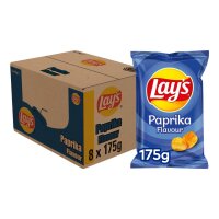 PAPRIKA CHIPS - 8 x 175 GRAMM BY LAY´S