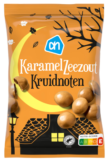 AH KARAMEL ZEEZOUT KRUIDNOTEN - SPECULATIUSKEKSE 250 GR - BY ALBERT HEIJN