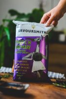 TRUFFLE AND ROSEMARY FLAVOUR POTATO CRISPS -  KARTOFFELCHIPS MIT TRÜFFEL- UND ROSMARIN GESCHMACK 150G BY SAVOURSMITHS