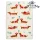 TEA TOWEL FESTIVE SAUSAGE DOG - GESCHIRRTUCH FESTLICHER DACKEL 50 x 70 CM - BY REX LONDON