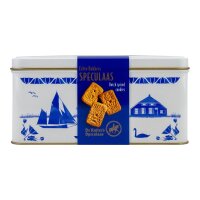 ECHTE BAKKERS SPECULAAS BLIK  - 450 GR- GESCHENKDOSE  - BY DE RUITER`S