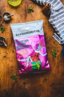 CHRISTMAS HAM WITH UMAMI TRUFFLE GLAZE FLAVOUR POTATO CRISPS - WEIHNACHTSSCHINKEN MIT UMAMI-TRÜFFELGLASUR 150G BY SAVOURSMITHS