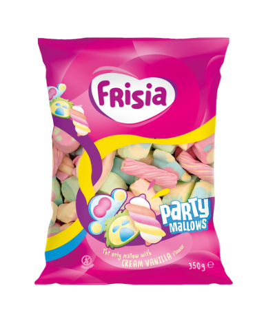 PARTY MALLOWS - SCHAUMZUCKER - 350 GR. BY FRISIA