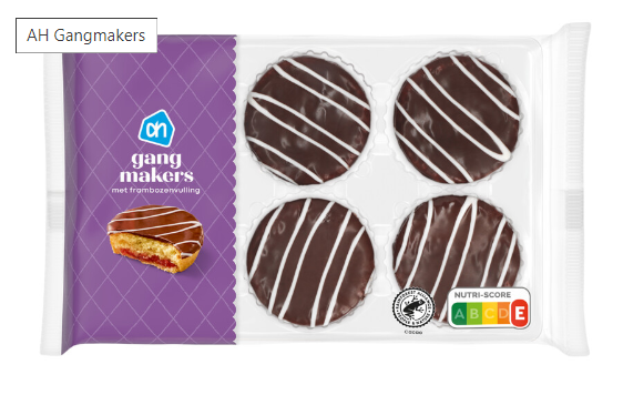 AH GANGMAKERS - CUPCAKES MIT HIMMBEERFÜLLUNG 230 GR - BY ALBERT HEIJN