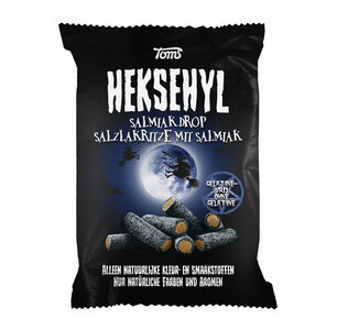 HEKSEHYL SALMIAKDROP - SALZIGES SALMIAKLAKRITZ - 300 GRAMM - BY TOMS CONFECTIONERY