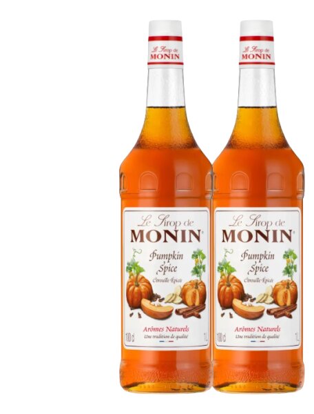 DOPPEllPACK PUMPKIN SPICE SIRUP - 2 X 1 LITER  GLASFLASCHE BY MONIN