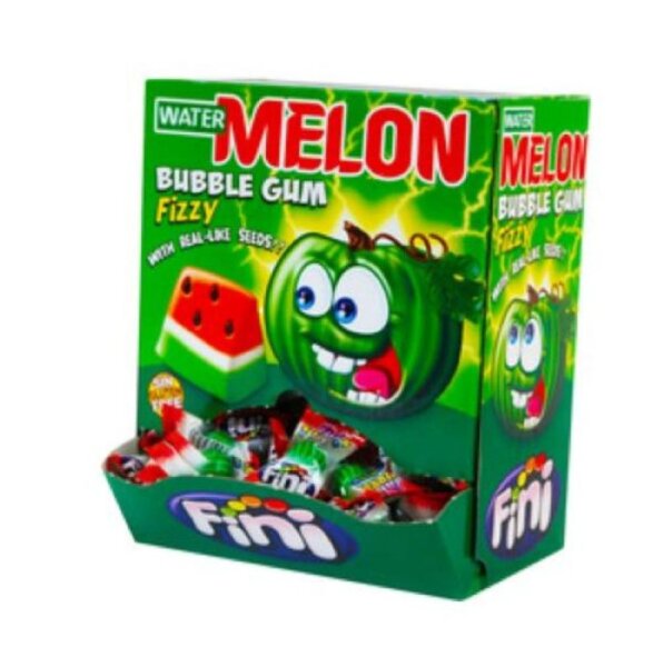 MEGAPACK WATERMELON  - BUBBLE GUM - WASSERMELONE KAUGUMMI -  200 STÜCK - 1 KG  BY FINI
