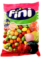 BIGBAG FRUIT MIX SALAD - BUBBLE GUM - OBSTSALAT - KAUGUMMI  - 1 KG  BY FINI