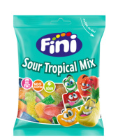 SOUR  TROPICAL MIX; - SAURER TROPEN  MIX  90GR. BEUTEL...