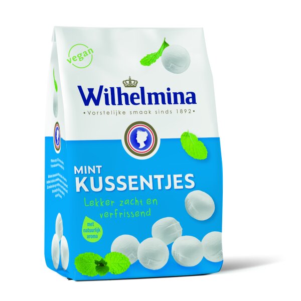 WILHELMINA VEGANE MINT KUSSENTJES / WEICHE MINZKISSEN  1 KG  BY FORTUIN